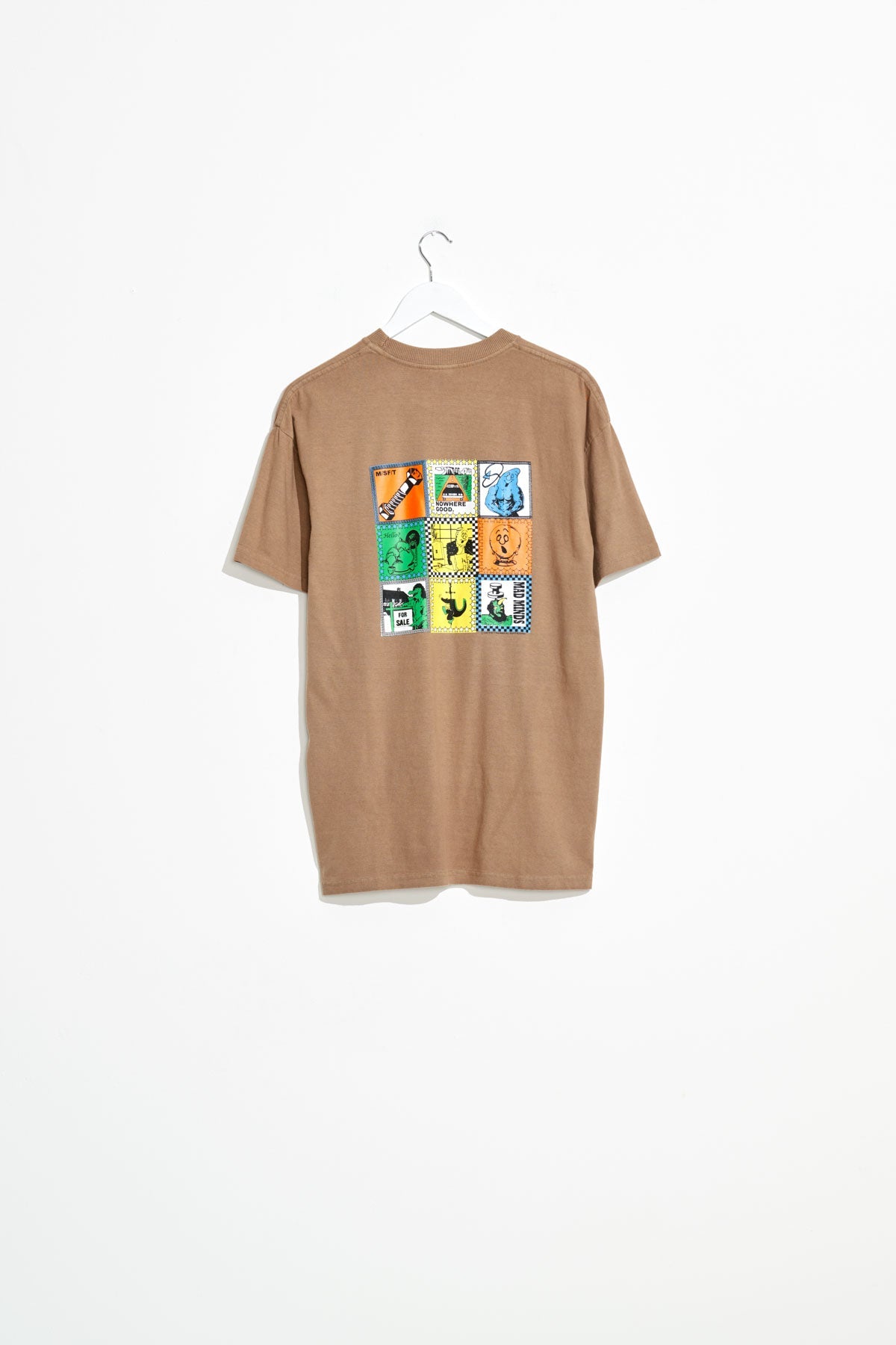Misfit Shapes - Spirit Level 50-50 Aaa SS Tee - Pigment Stone