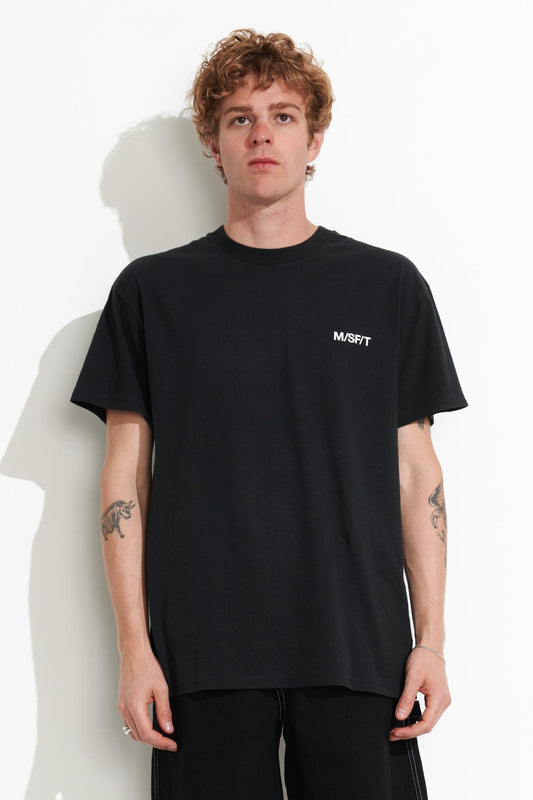 Misfit Shapes - World Wide Weed 50-50 SS Tee - Pigment Black
