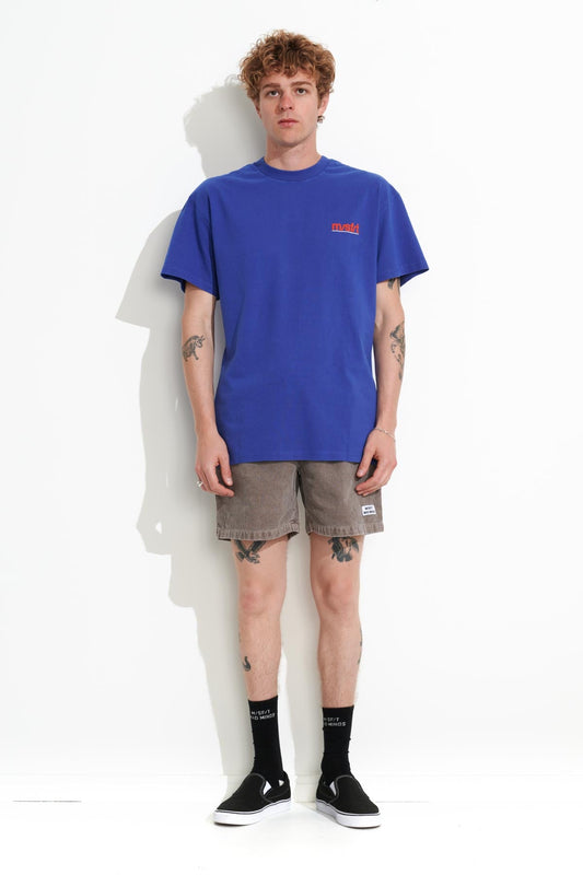 Misfit Shapes - United Needs 50-50 Aaa SS Tee - Pigment Navy Blue