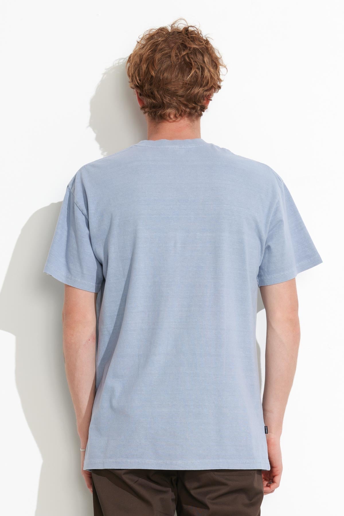 Misfit Shapes - Yeah Well What 50-50 SS Tee - Pigment Dusty Light Blue