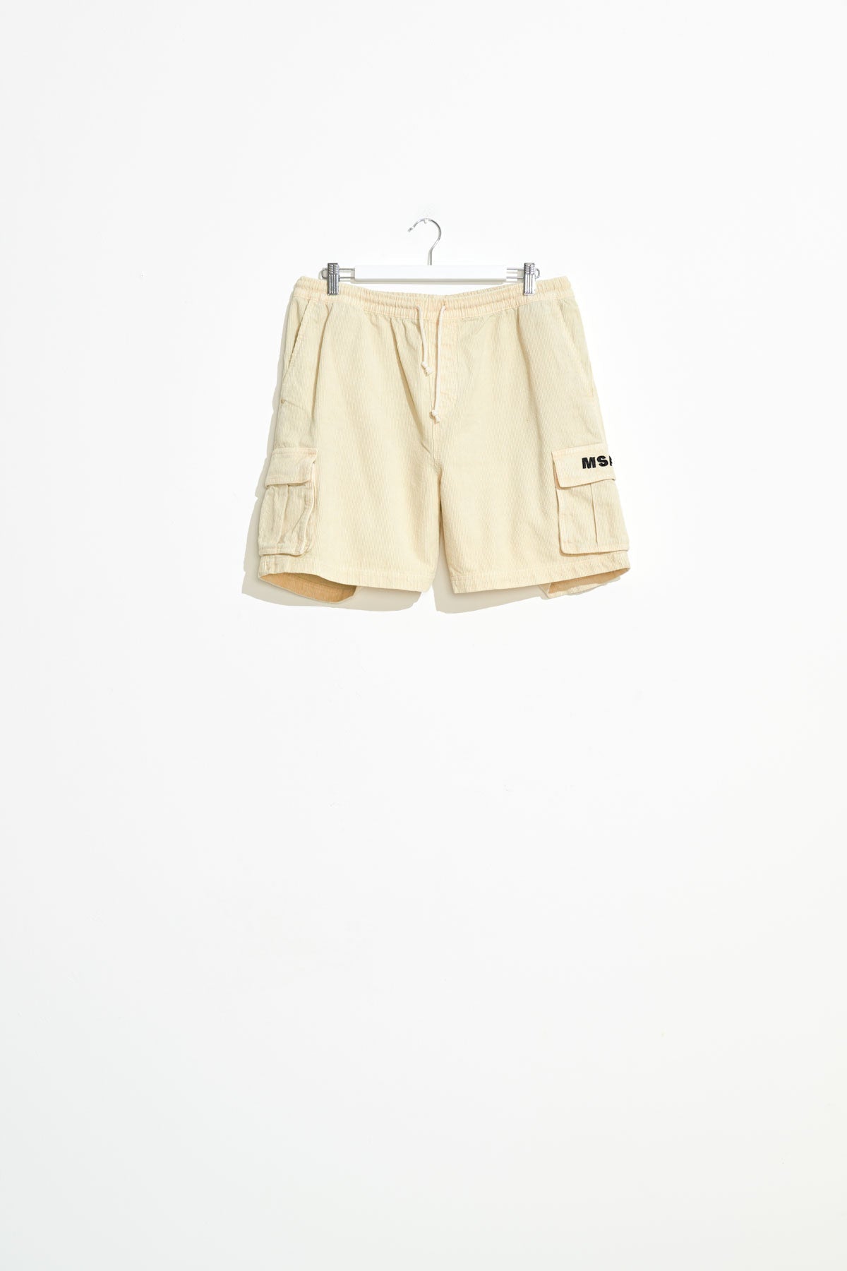 Misfit Shapes - Devod Cord Cargo Short - Pigment Thrift White