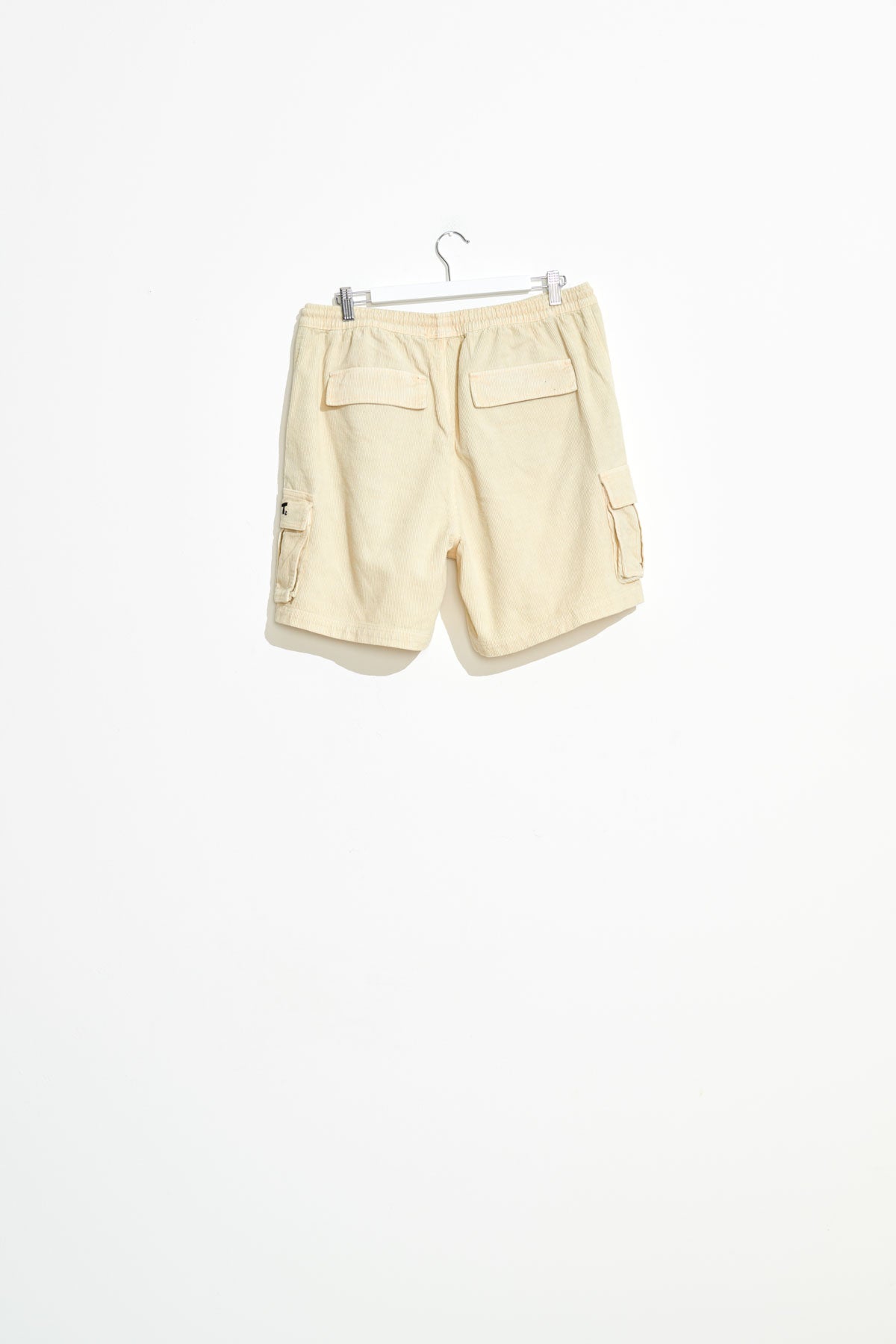 Misfit Shapes - Devod Cord Cargo Short - Pigment Thrift White