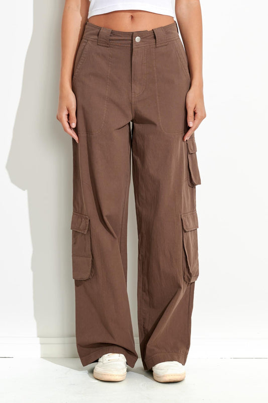 Misfit Shapes - Water Pipe Cargo Pant - Chocolate