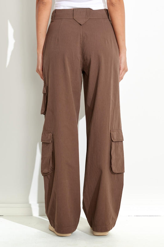 Misfit Shapes - Water Pipe Cargo Pant - Chocolate