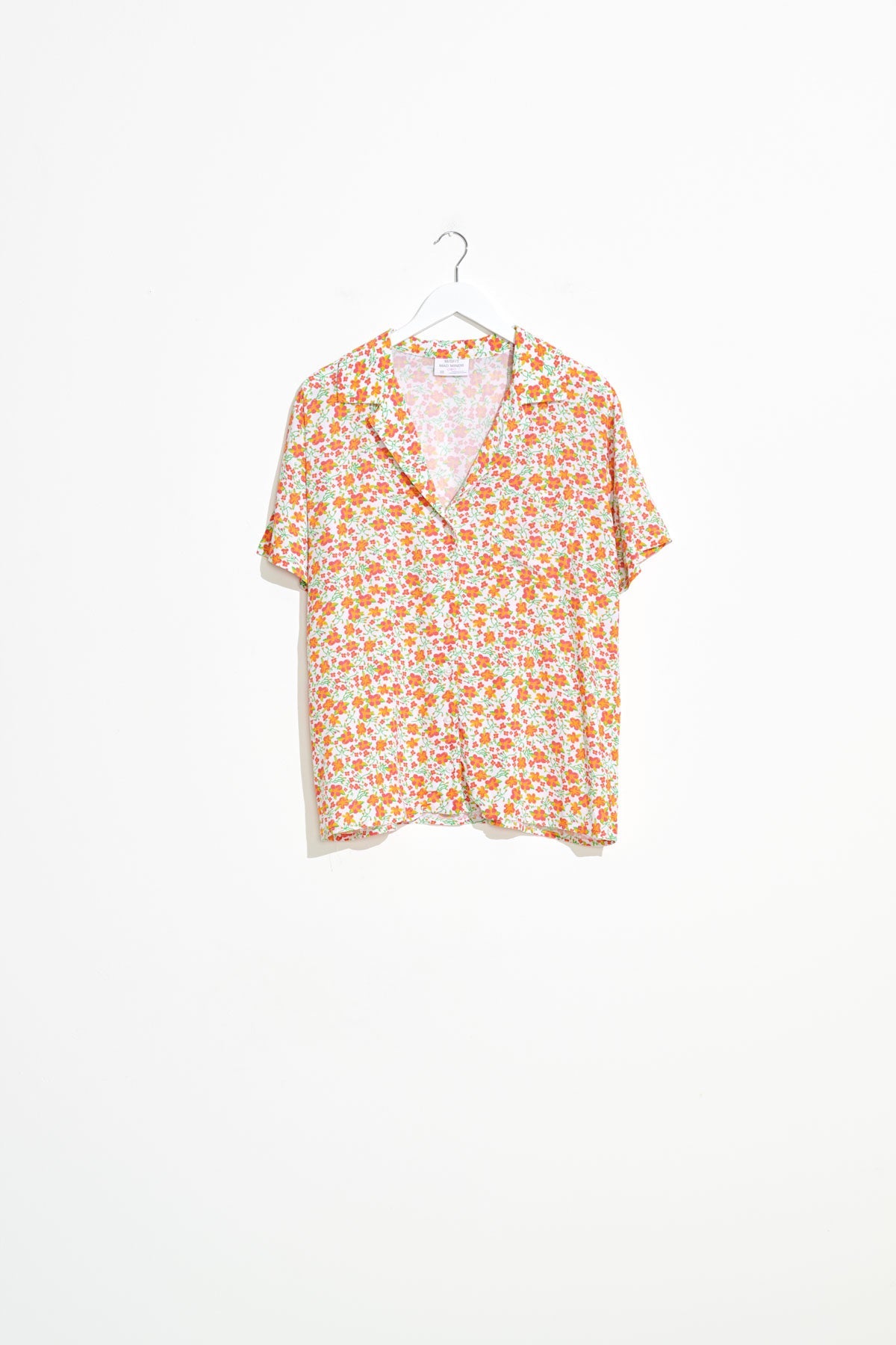 Misfit Shapes - Primavera OS Shirt - White Floral