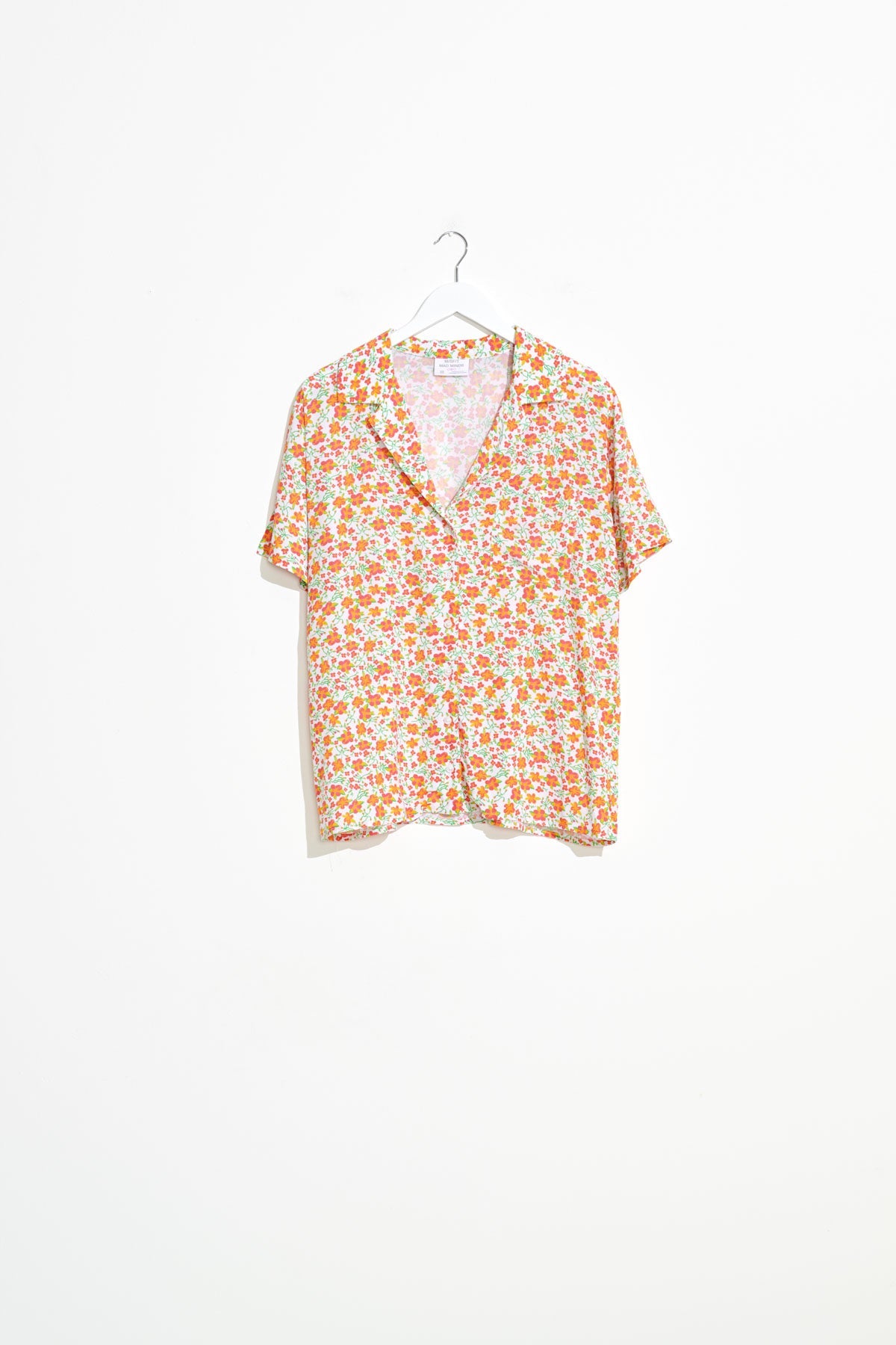 Misfit Shapes - Primavera Os Shirt - White Floral