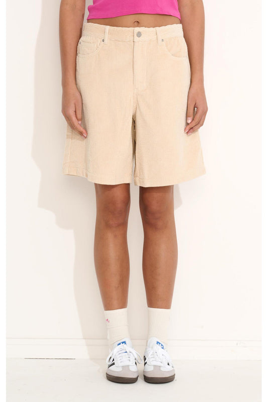 Misfit Shapes - Tommy Breaks Cord Short - Thrift White