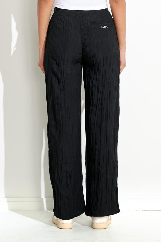 Misfit Shapes - Only Involved Crinkle Pant - Black