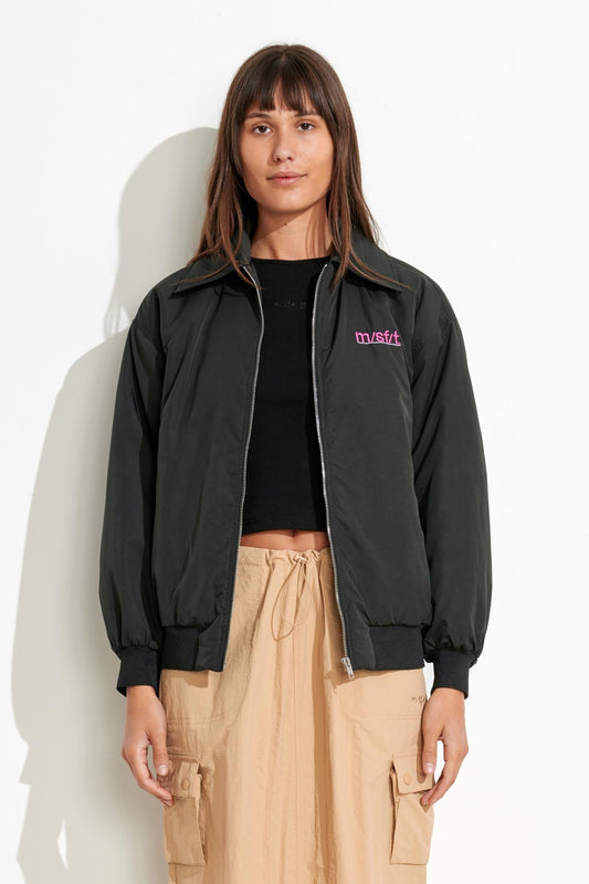 Misfit Shapes - United Needs Bomber Jacket - Black
