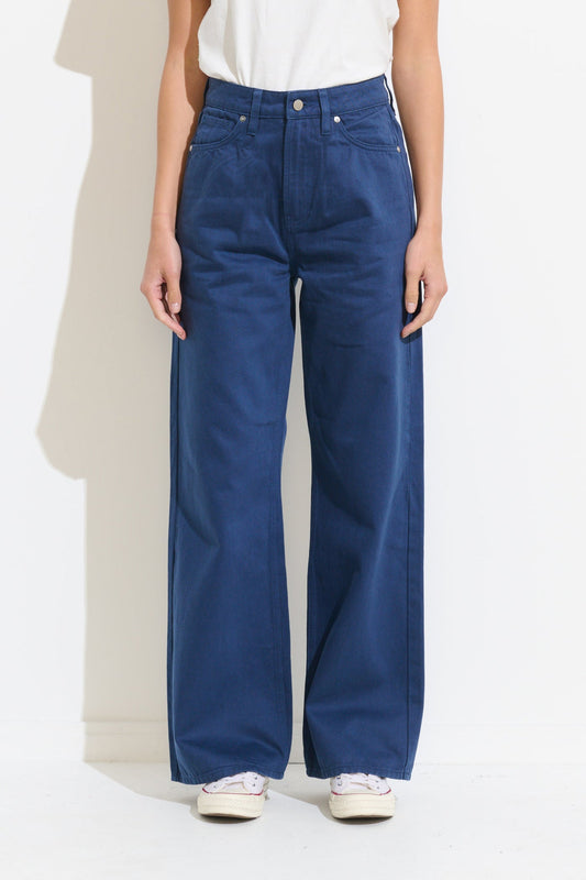 Misfit Shapes - Women'S Makers Wide Jean - True Blue