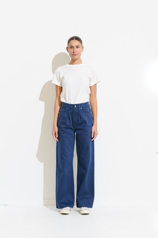 Misfit Shapes - Women'S Makers Wide Jean - True Blue