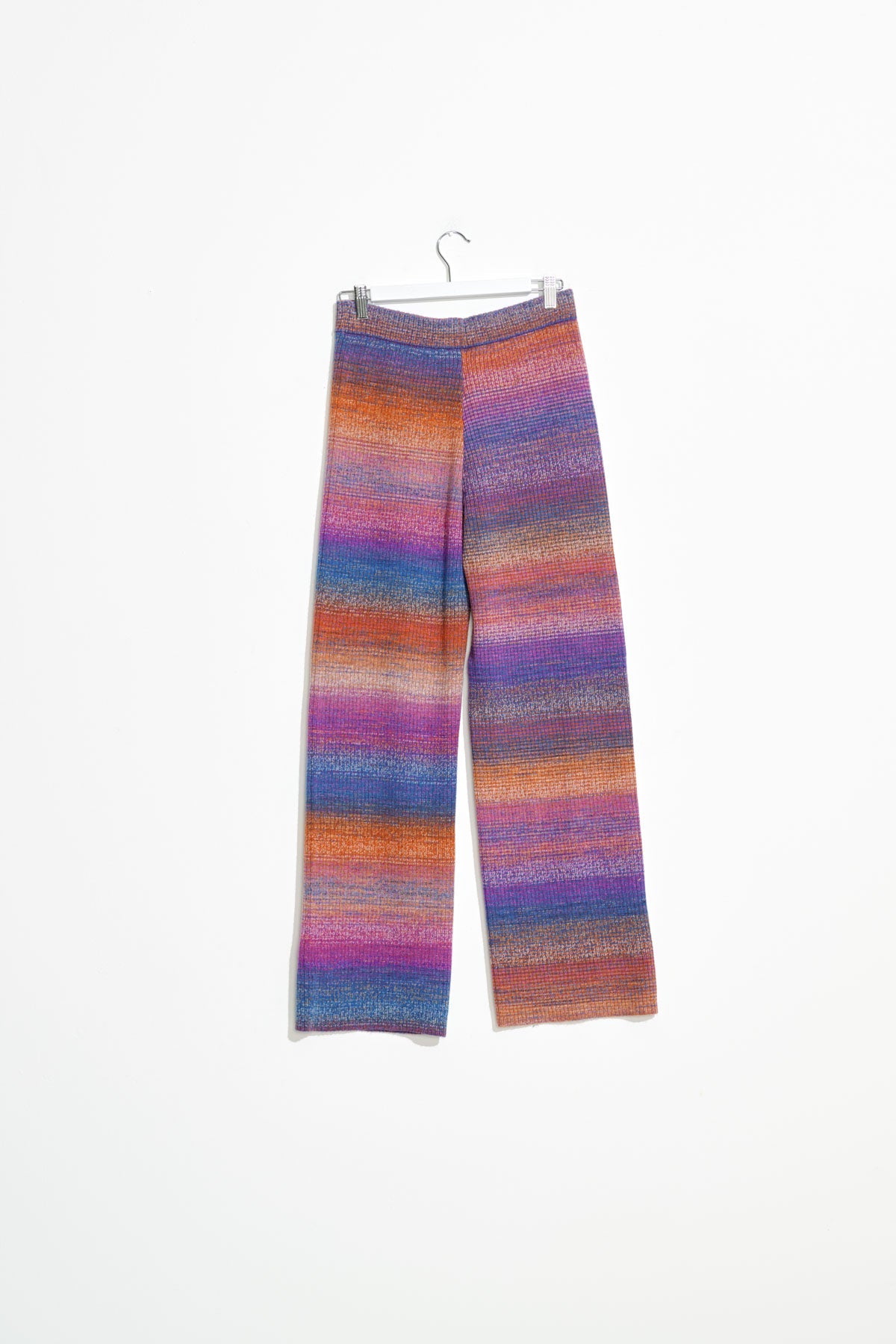 Misfit Shapes - Pnoom Wide Leg Knit Pants - Powder Blue Violet