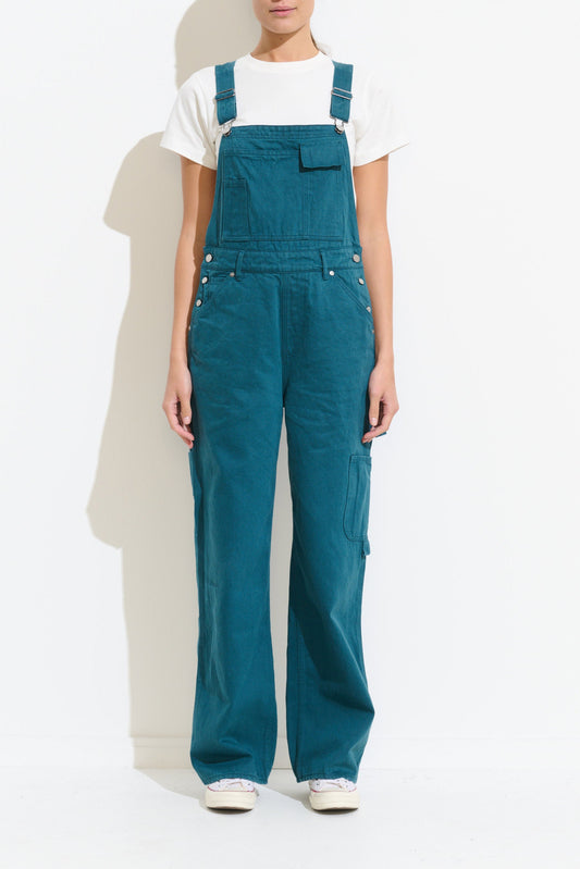 Misfit Shapes - Unisex Makers Overall - Greenish