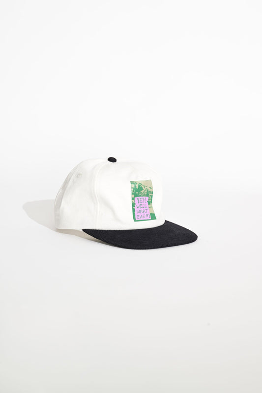 Misfit Shapes - Yeah Well What Snapback - Thrift White/ Black