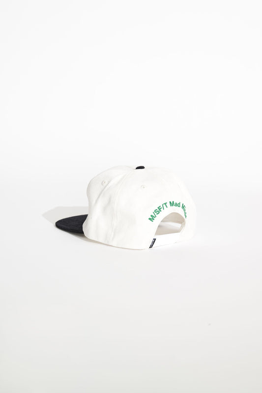 Misfit Shapes - Yeah Well What Snapback - Thrift White/ Black