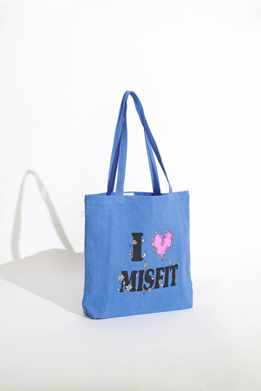 Misfit Shapes - Tender Trouble Tote Bag - Ultramarine